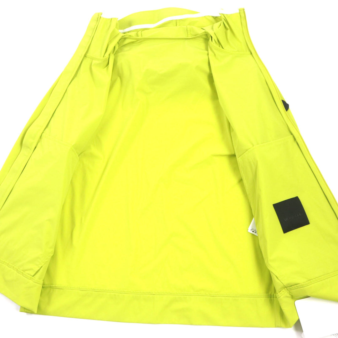 MONCLER Nylon jacket Main: 80% nylon, Main: 20% polyurethane Lime yellow GIVRAY mens 3 Used Authentic