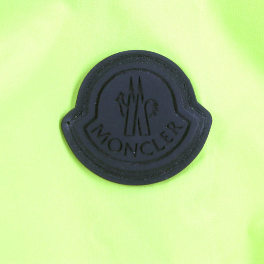 MONCLER Nylon jacket Main: 80% nylon, Main: 20% polyurethane Lime yellow GIVRAY mens 3 Used Authentic