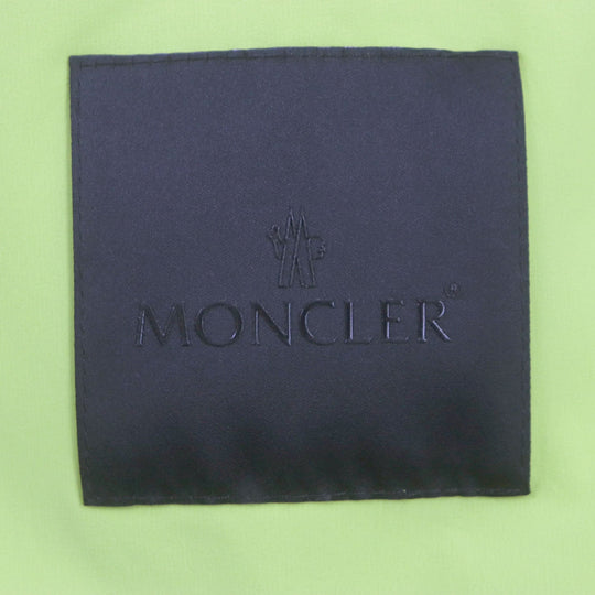 MONCLER Nylon jacket Main: 80% nylon, Main: 20% polyurethane Lime yellow GIVRAY mens 3 Used Authentic