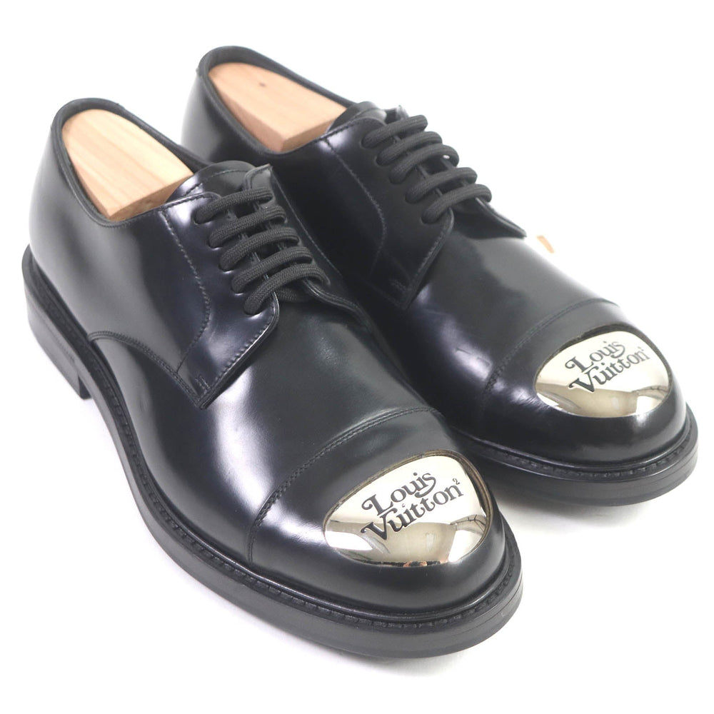 LOUIS VUITTON Dress shoes Main: Leather black Voltaire Line Richelieu mens 6 Used Authentic