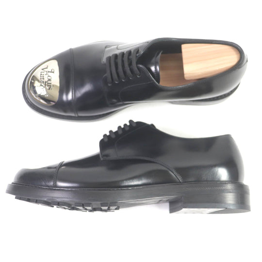LOUIS VUITTON Dress shoes Main: Leather black Voltaire Line Richelieu mens 6 Used Authentic