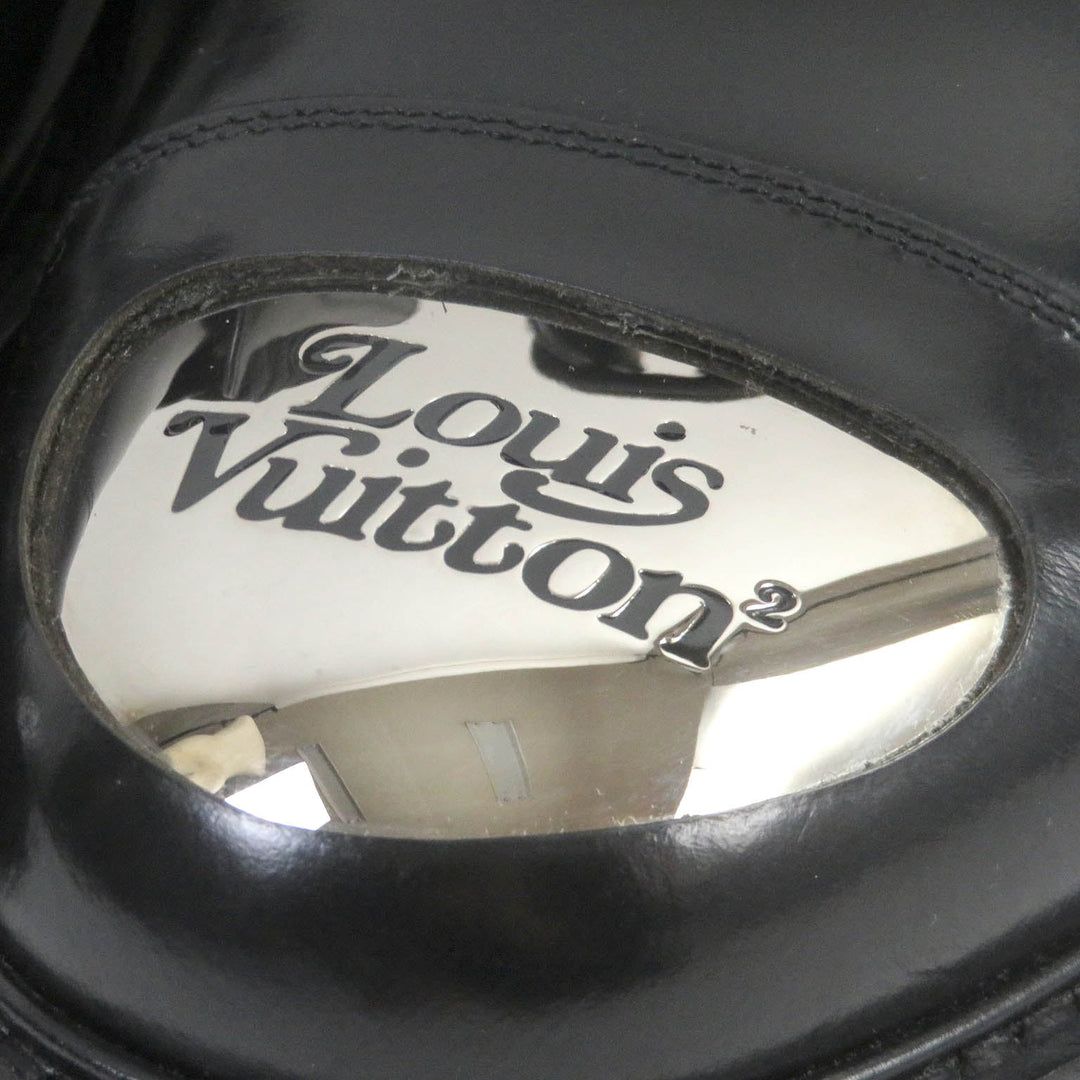 LOUIS VUITTON Dress shoes Main: Leather black Voltaire Line Richelieu mens 6 Used Authentic