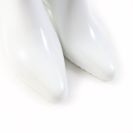 GUCCI Ankle boots 724458 Main: Rubber White black Women 39 Used Authentic