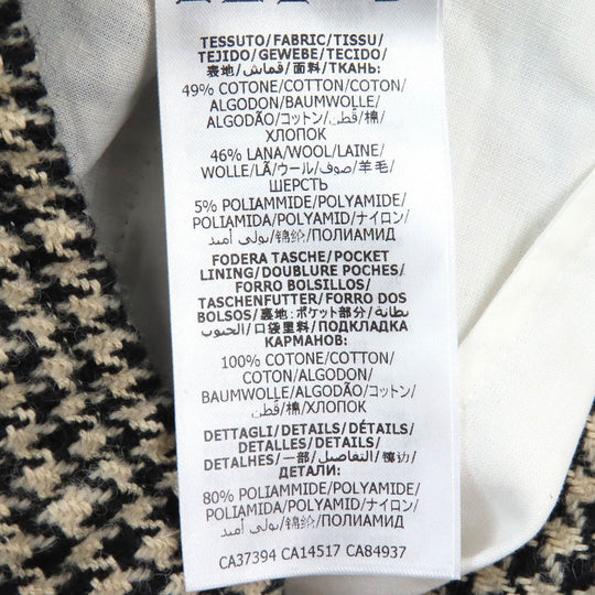 GUCCI Pants 604045 Outer: 49% cotton, Outer: 46% wool, Outer: 5% polyamide (nylon), Lining pocket: 100% cotton, Part: 80% polyamide, 20% polyurethane, Applique: 100% polyamide Brown camel mens 46 Used Authentic