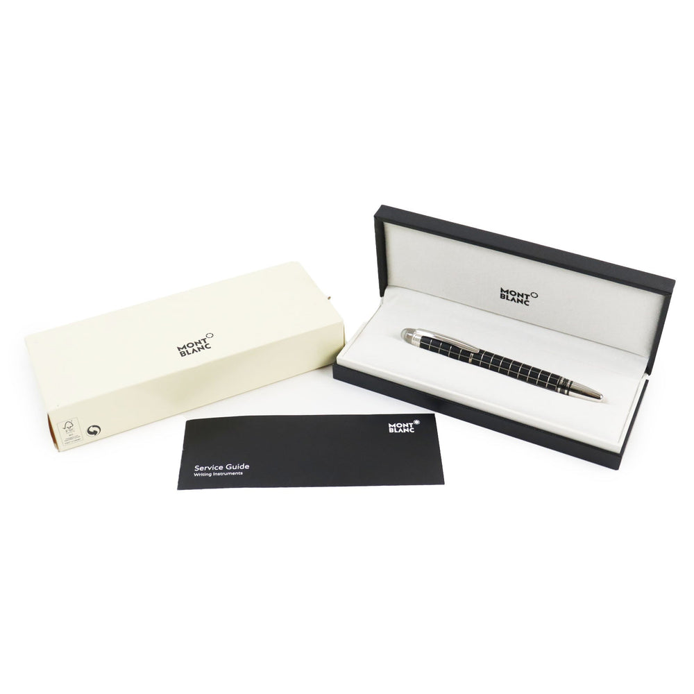 MONTBLANC fountain pen Pen point: K14 Black Silver Starwalker mens Used Authentic