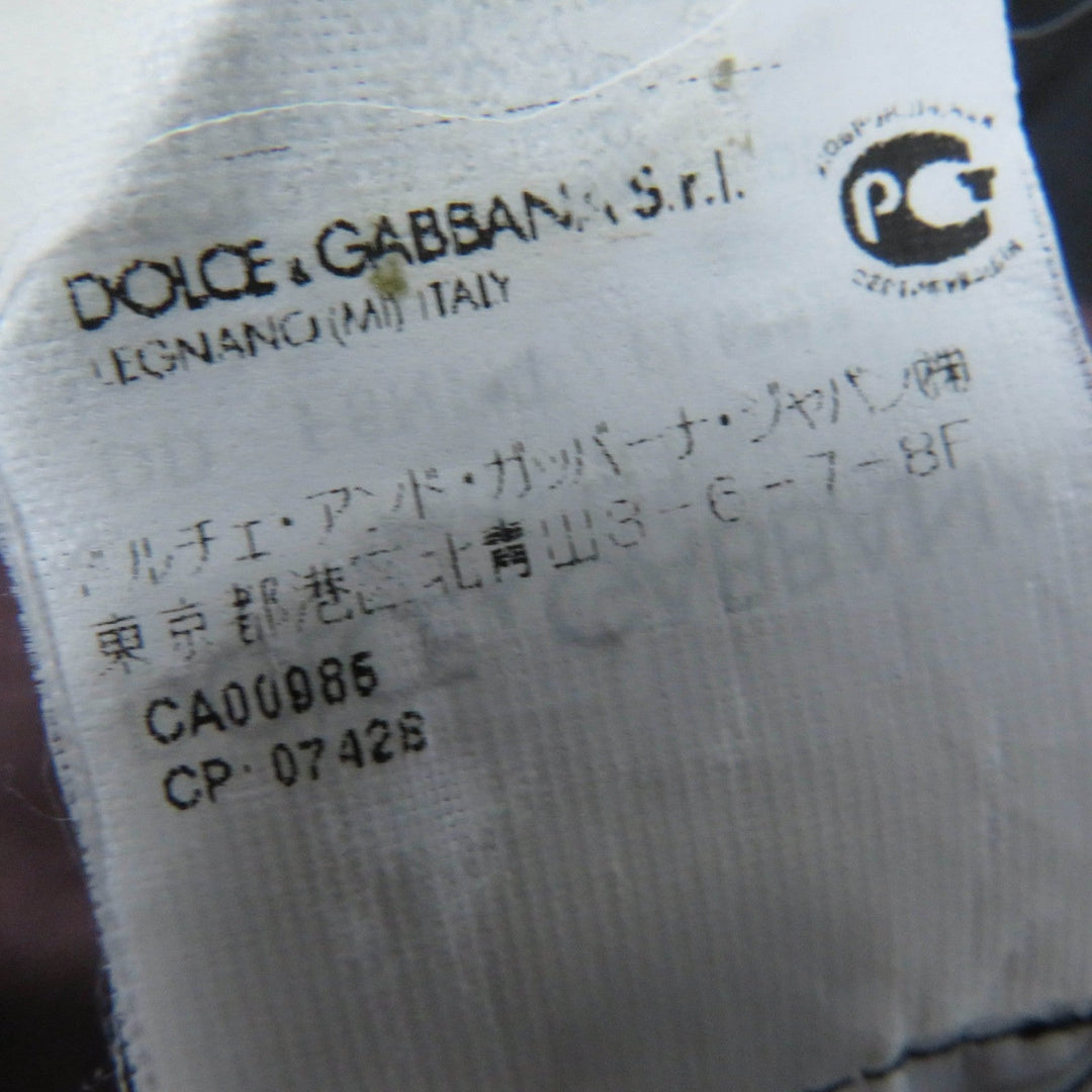 DOLCE&GABBANA one piece F6NI4T/FLM8Z Main: 64% cotton, 18% wool, 8% rayon, 8% metal, 3% angora, 1% elastane Lining: 96% silk, 4% elastane Brown Women 40 Used Authentic