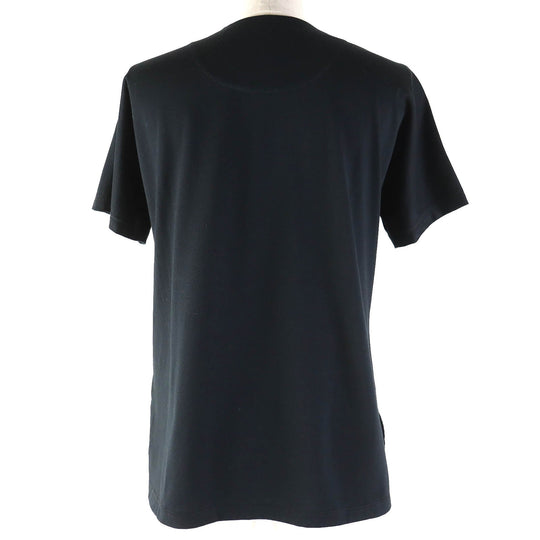 HERMES Short sleeve T-shirt Main: 100% cotton, part: 70% cotton, part: 26% nylon, part: 4% polyurethane, part: 100% polyester black Women 34 Used Authentic