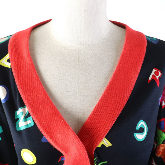 LEONARD one piece Main: 100% cotton Black multicolor Women …@ (unclear) Used Authentic
