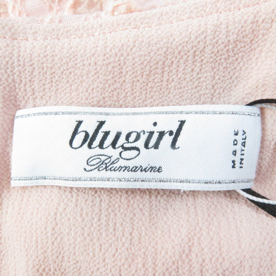 BLUGIRL one piece LR0221137 Main: 76% rayon, Main: 24% nylon, Lining: 96% polyester, Lining: 4% polyurethane pink Women 40 Used Authentic
