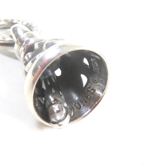 LONE ONES Pendant top Main: SV925, Part: Ruby Silver Crane bell mens M Used Authentic
