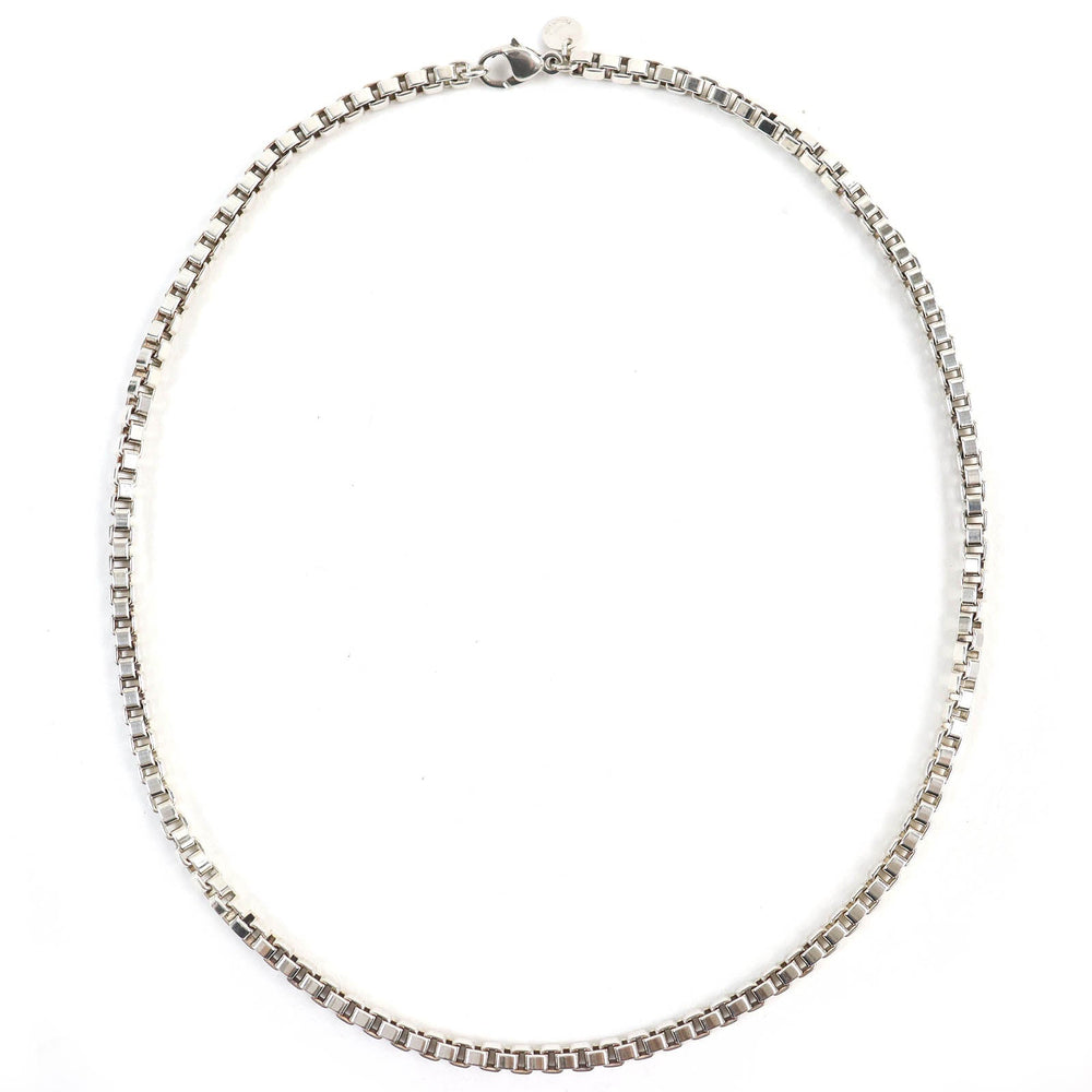TIFFANY&Co. Necklace Main�FSV925 Silver Venetian mens Used Authentic