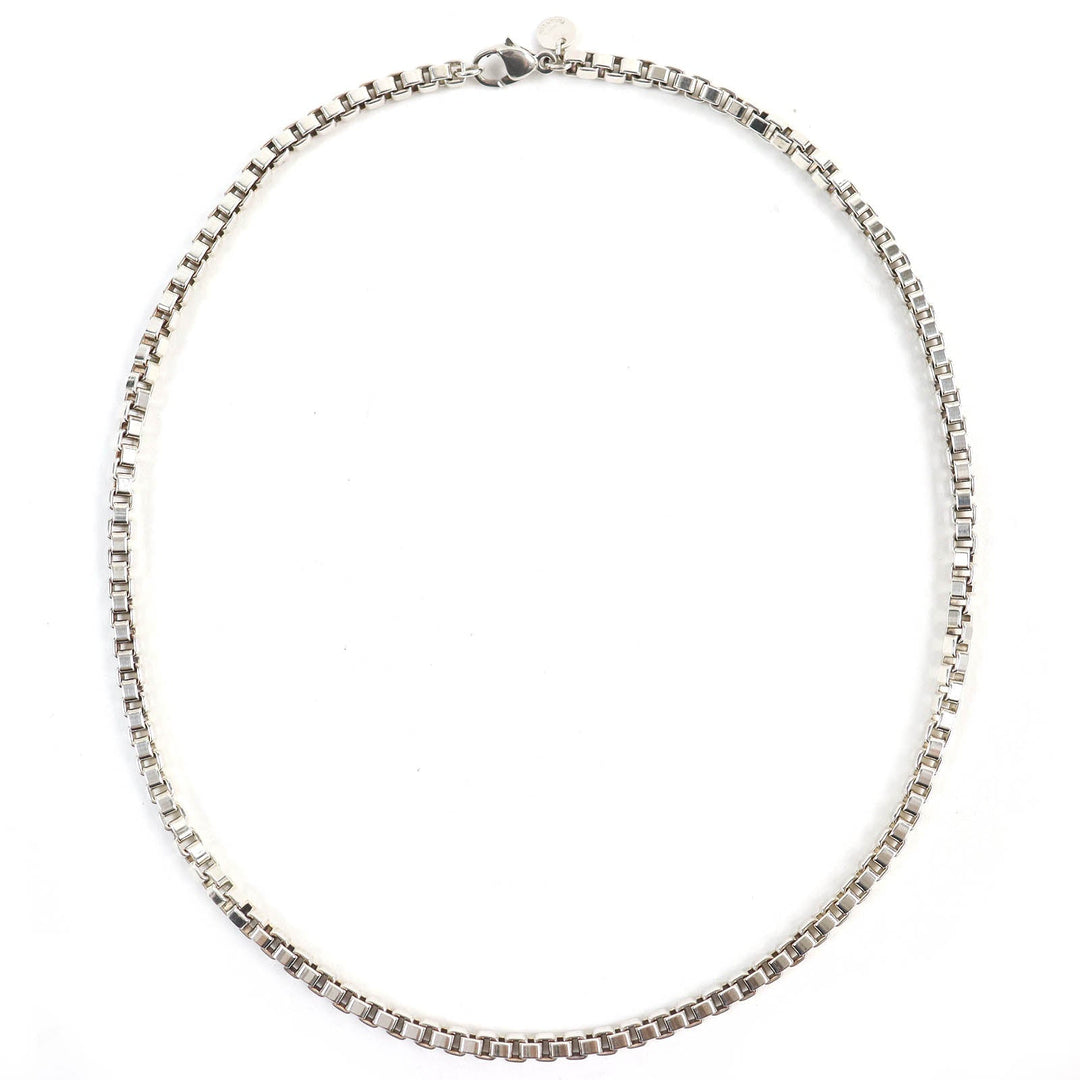 TIFFANY&Co. Necklace Main�FSV925 Silver Venetian mens Used Authentic