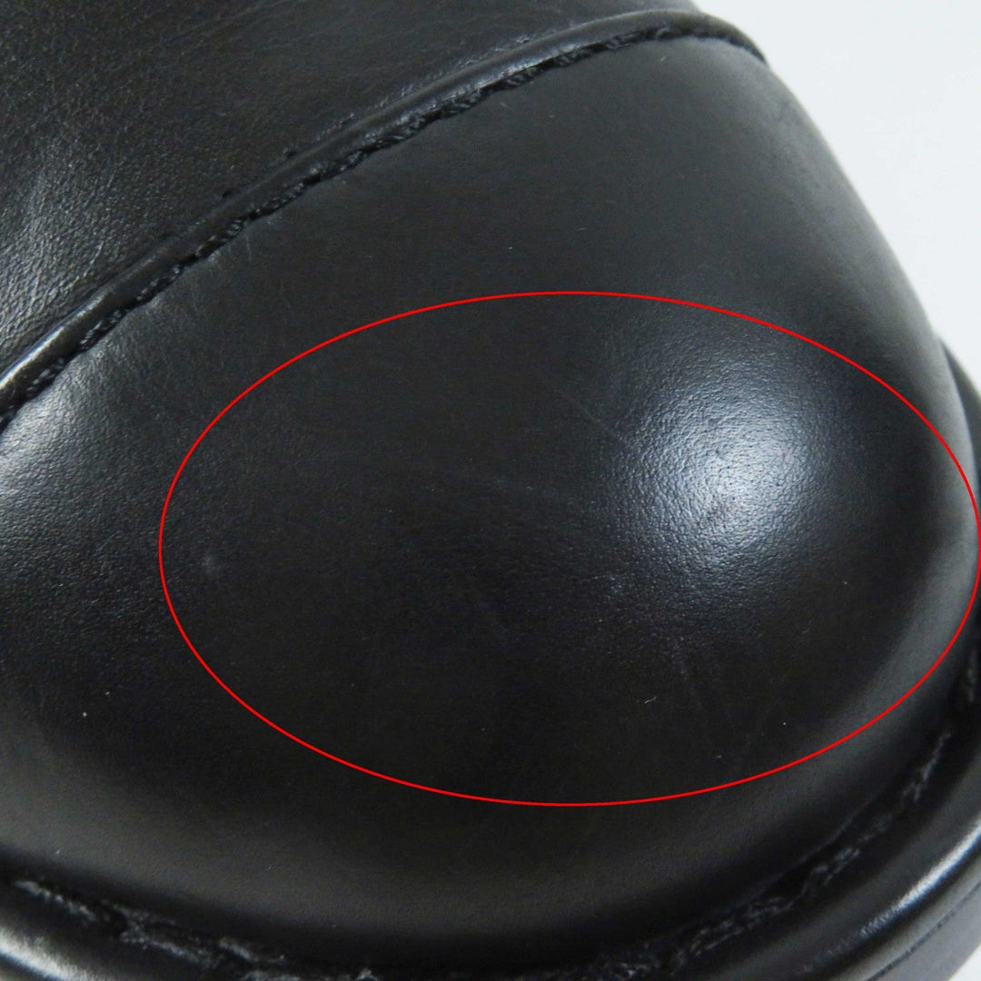 CHANEL short boots G37287 Main: Leather black Women 37 1/2 C Used Authentic