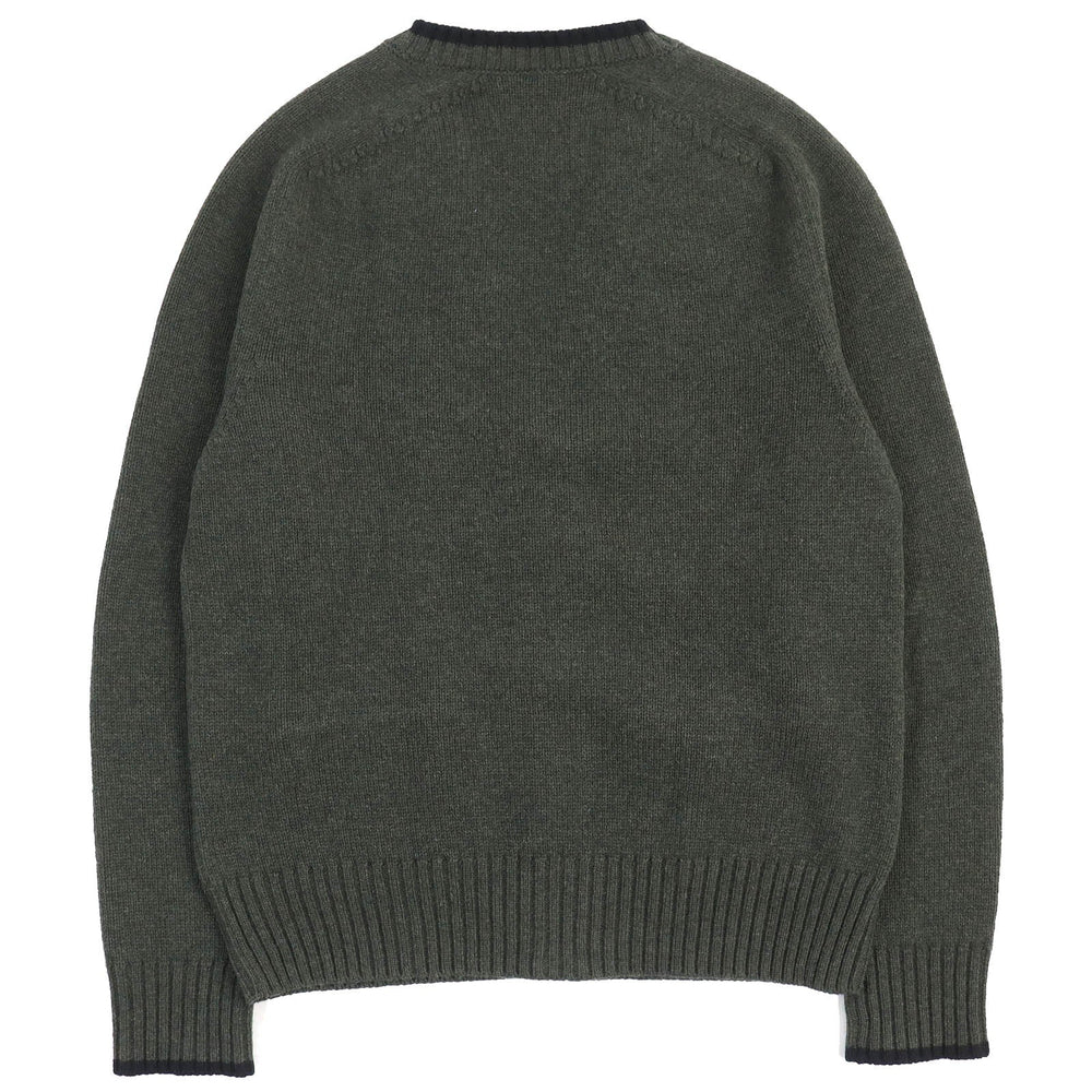 Dior HOMME cardigan 383M233AT298 Main: 100% virgin wool, embroidery: 100% polyester khaki mens S Used Authentic