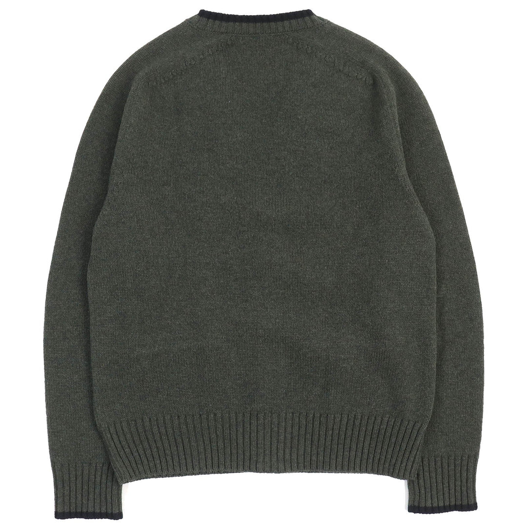 Dior HOMME cardigan 383M233AT298 Main: 100% virgin wool, embroidery: 100% polyester khaki mens S Used Authentic