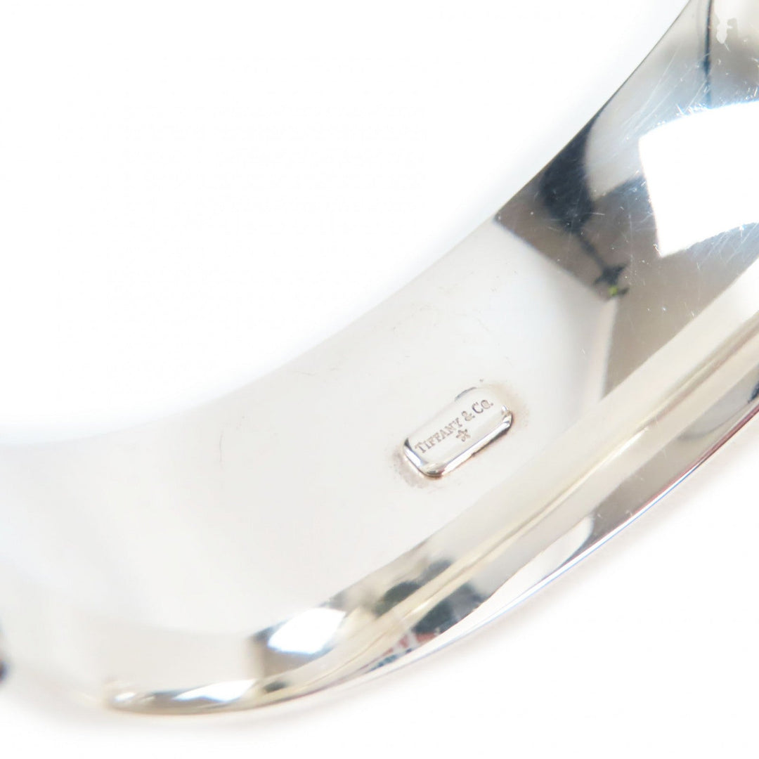 TIFFANY&Co. Bangle Main: Sterling Silver (Probably SV925) Part: Gold (Probably 14K, as many TIFFANY&Co. products from the 1920s-40s were 14K) 1P: Ruby 1P: Diamond 1P: Sapphire Silver gold mens Used Authentic