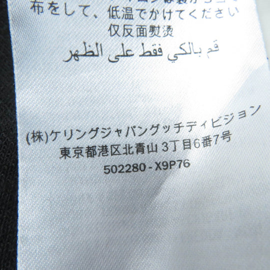 GUCCI one piece 502280 Main: 55% polyester, Main: 45% cotton, Part: 100% nylon black Women M Used Authentic