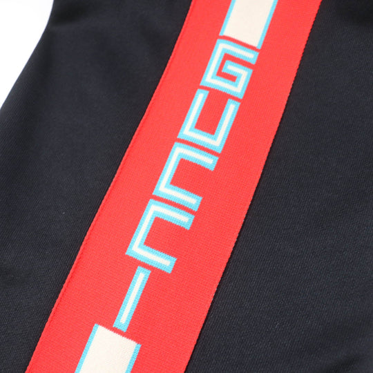 GUCCI one piece 502280 Main: 55% polyester, Main: 45% cotton, Part: 100% nylon black Women M Used Authentic