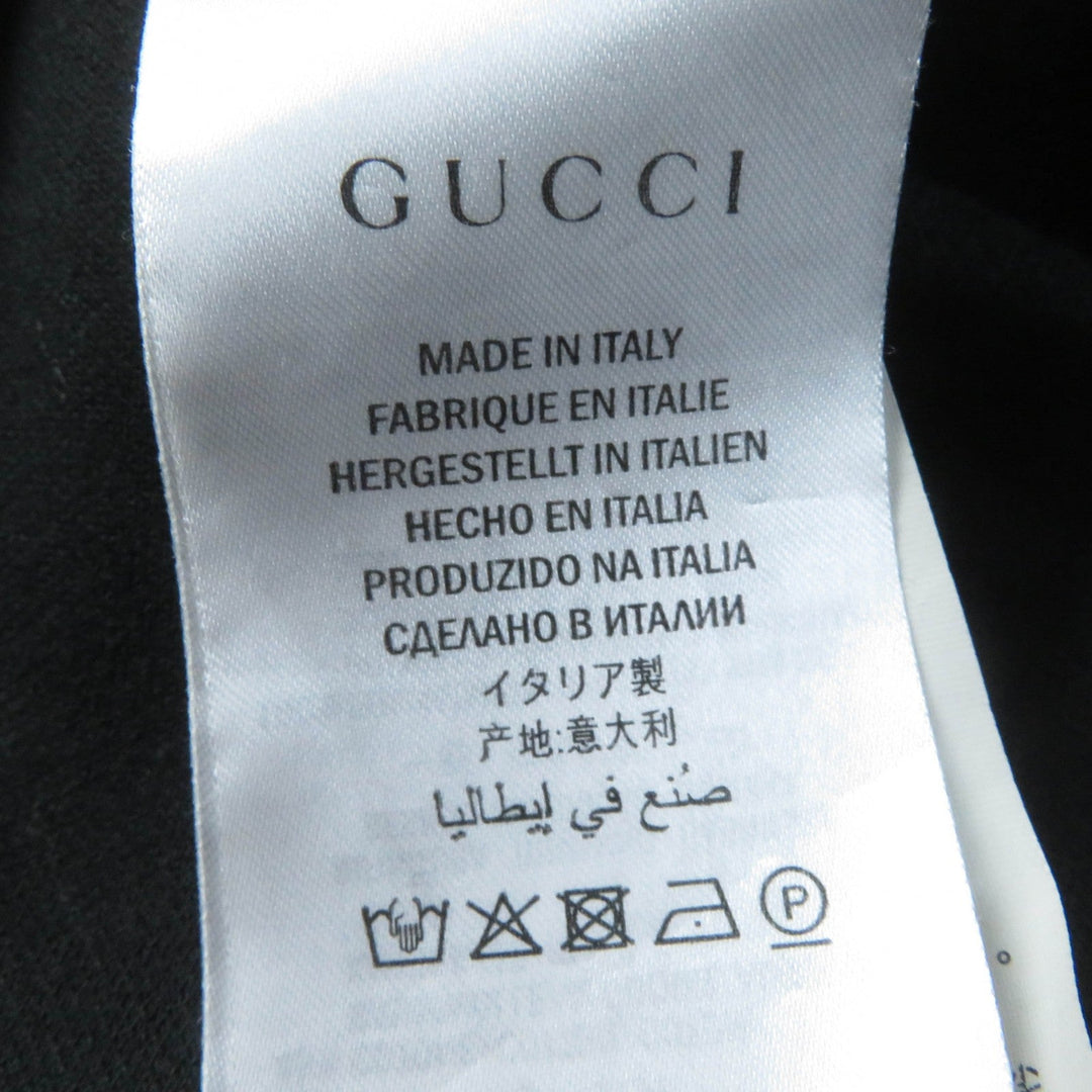 GUCCI one piece 502280 Main: 55% polyester, Main: 45% cotton, Part: 100% nylon black Women M Used Authentic