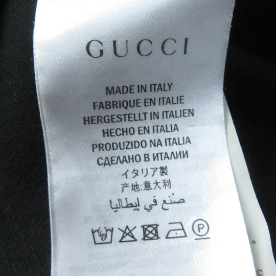 GUCCI one piece 502280 Main: 55% polyester, Main: 45% cotton, Part: 100% nylon black Women M Used Authentic