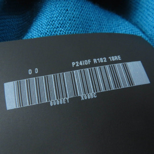 PRADA Short sleeve knit P24I0F Main: 75% wool, Main: 25% silk blue Women 42 Used Authentic
