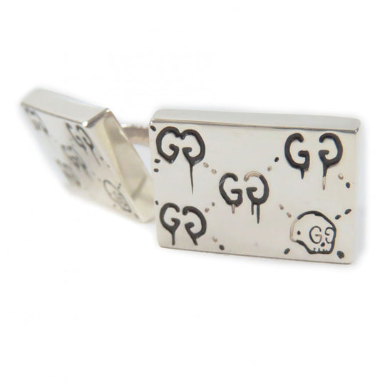 GUCCI cuffs 457224 Main�FAG925 Silver mens Used Authentic