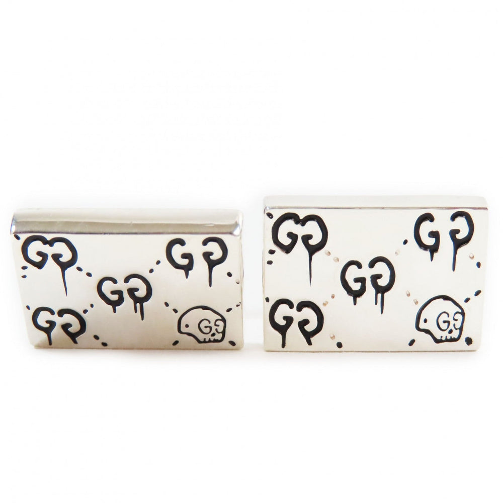 GUCCI cuffs 457224 Main�FAG925 Silver mens Used Authentic