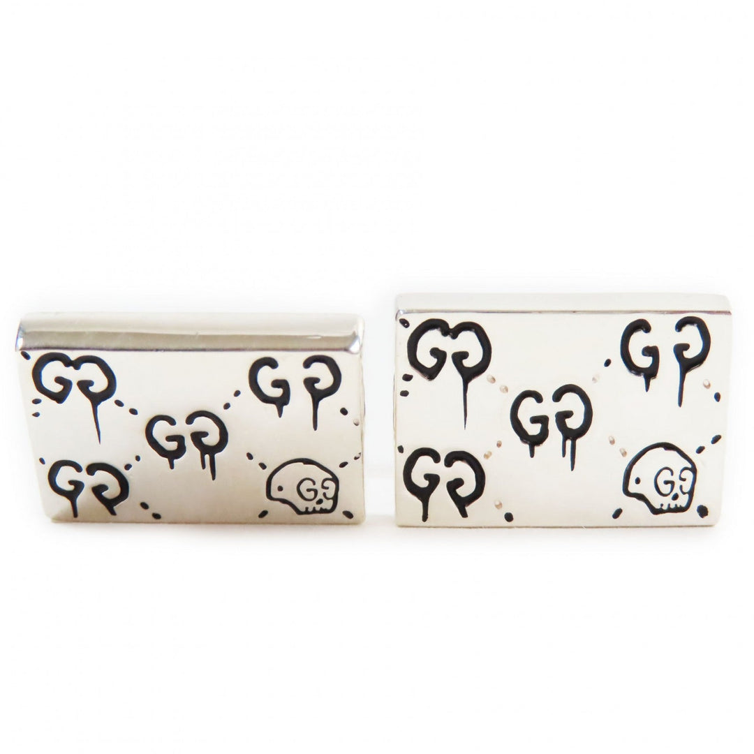 GUCCI cuffs 457224 Main�FAG925 Silver mens Used Authentic