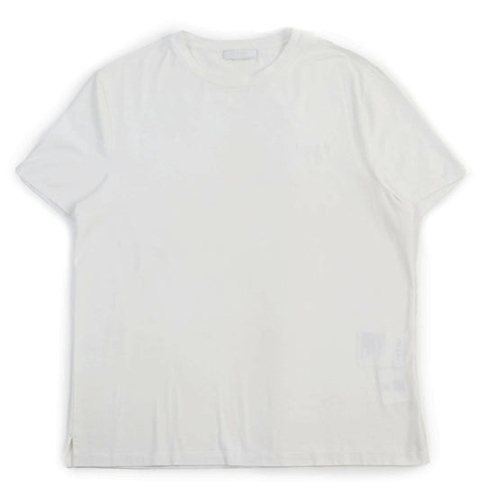 PRADA Short sleeve T-shirt UJN712 Main: 92% cotton, Main: 8% elastane (polyurethane) white mens XL Used Authentic