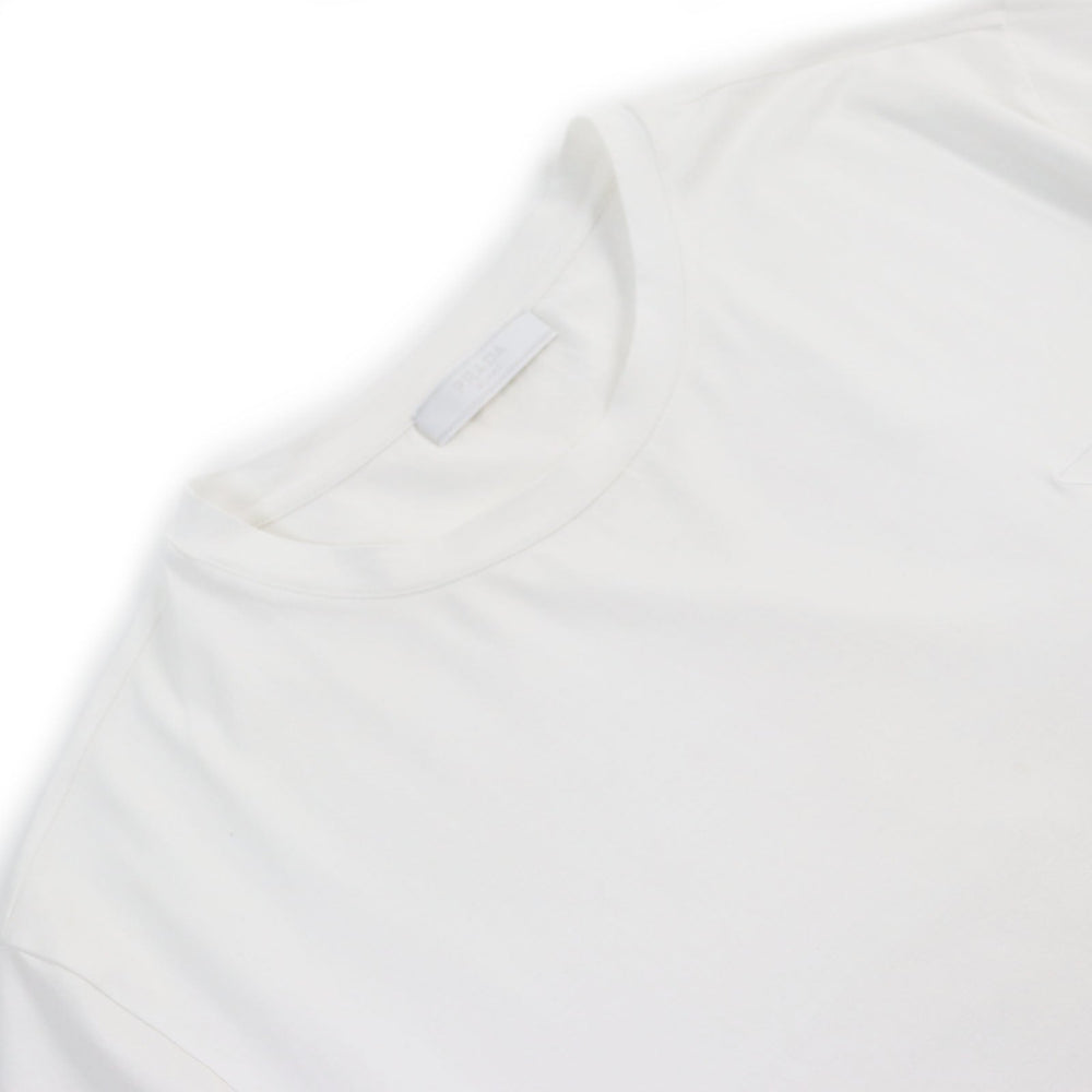 PRADA Short sleeve T-shirt UJN712 Main: 92% cotton, Main: 8% elastane (polyurethane) white mens XL Used Authentic