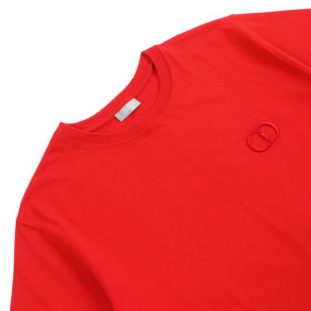 Dior HOMME Short sleeve T-shirt 943J605A0554 Main: 100% cotton Red mens L Used Authentic