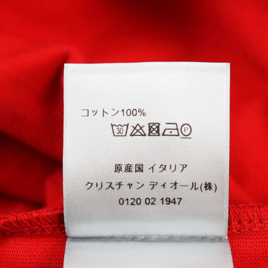 Dior HOMME Short sleeve T-shirt 943J605A0554 Main: 100% cotton Red mens L Used Authentic