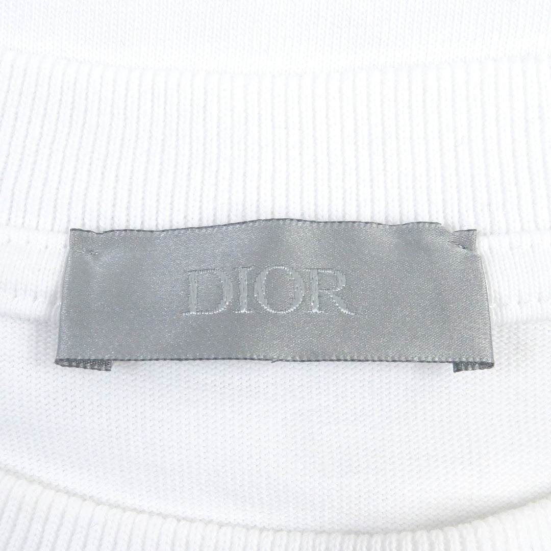 Dior HOMME Short sleeve T-shirt 293J659A0554 Main: 100% cotton white mens M Used Authentic