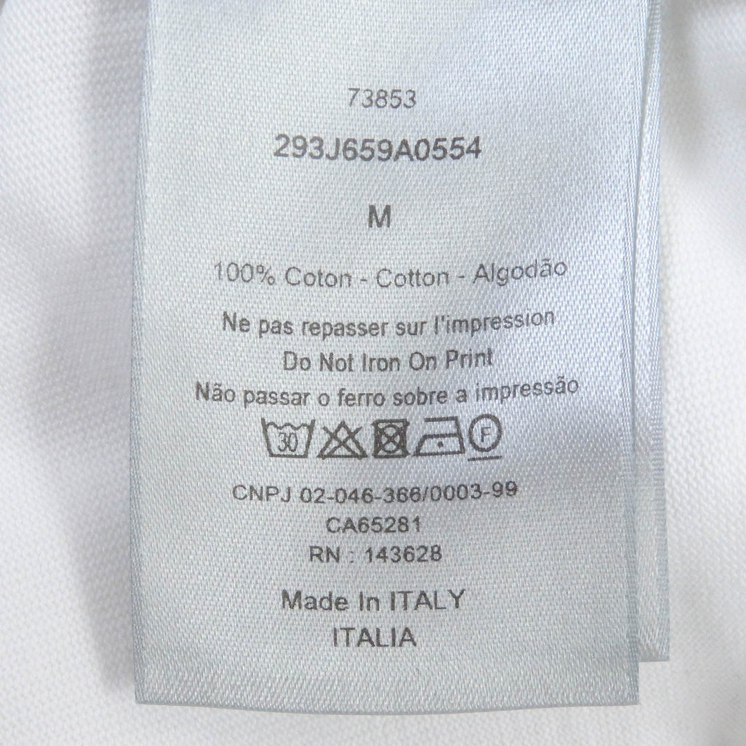 Dior HOMME Short sleeve T-shirt 293J659A0554 Main: 100% cotton white mens M Used Authentic