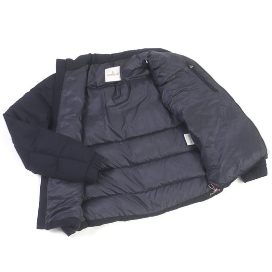MONCLER Down jacket Outer: 100% wool, Lining: 100% nylon, Filling: 90% down, Filling: 10% feather Navy JAUDY GIUBBOTTO mens 4 Used Authentic