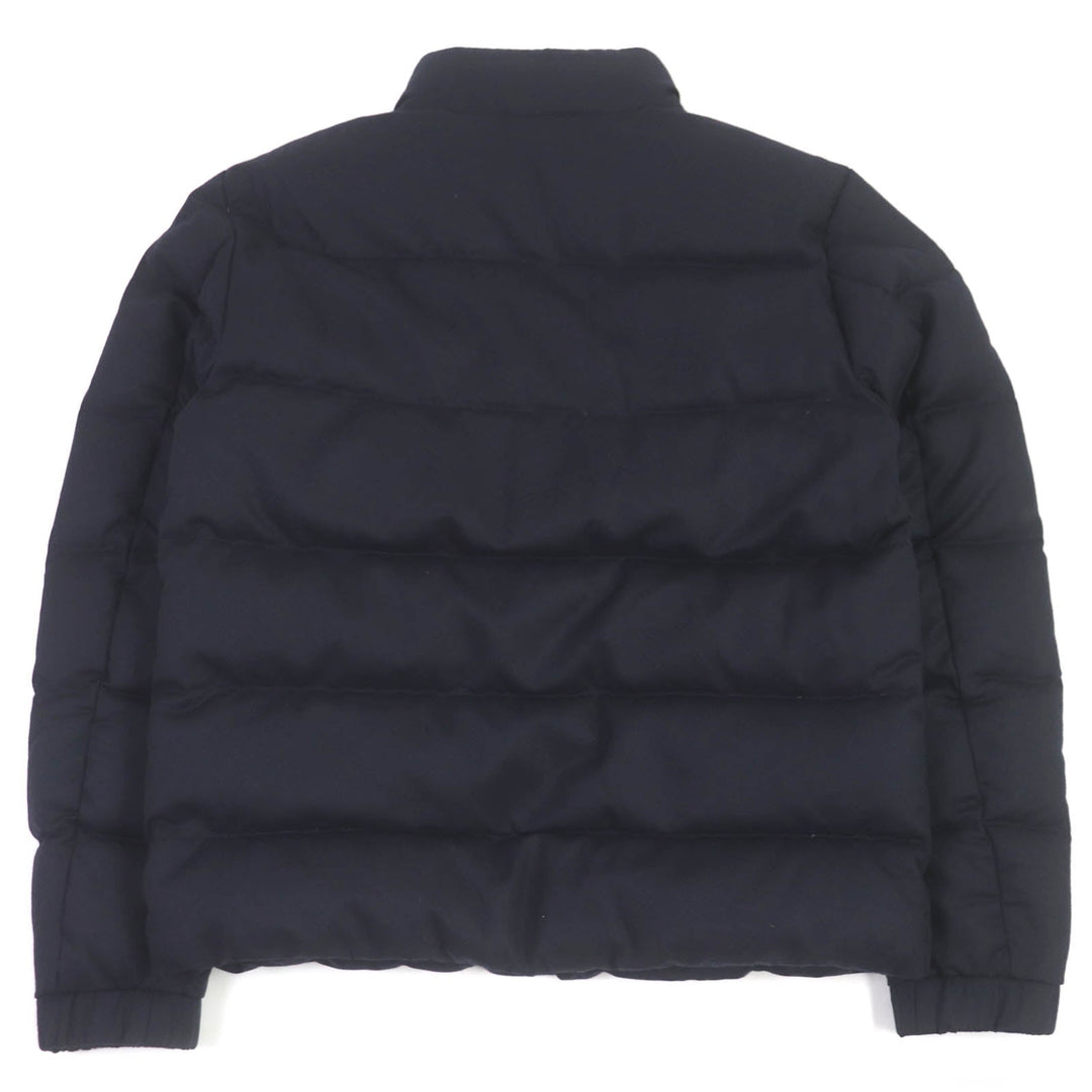 MONCLER Down jacket Outer: 100% wool, Lining: 100% nylon, Filling: 90% down, Filling: 10% feather Navy JAUDY GIUBBOTTO mens 4 Used Authentic