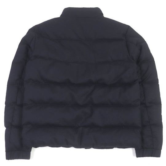 MONCLER Down jacket Outer: 100% wool, Lining: 100% nylon, Filling: 90% down, Filling: 10% feather Navy JAUDY GIUBBOTTO mens 4 Used Authentic