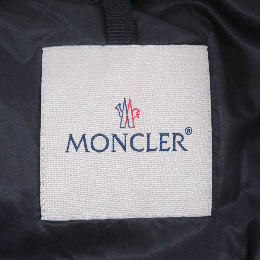 MONCLER Down jacket Outer: 100% wool, Lining: 100% nylon, Filling: 90% down, Filling: 10% feather Navy JAUDY GIUBBOTTO mens 4 Used Authentic