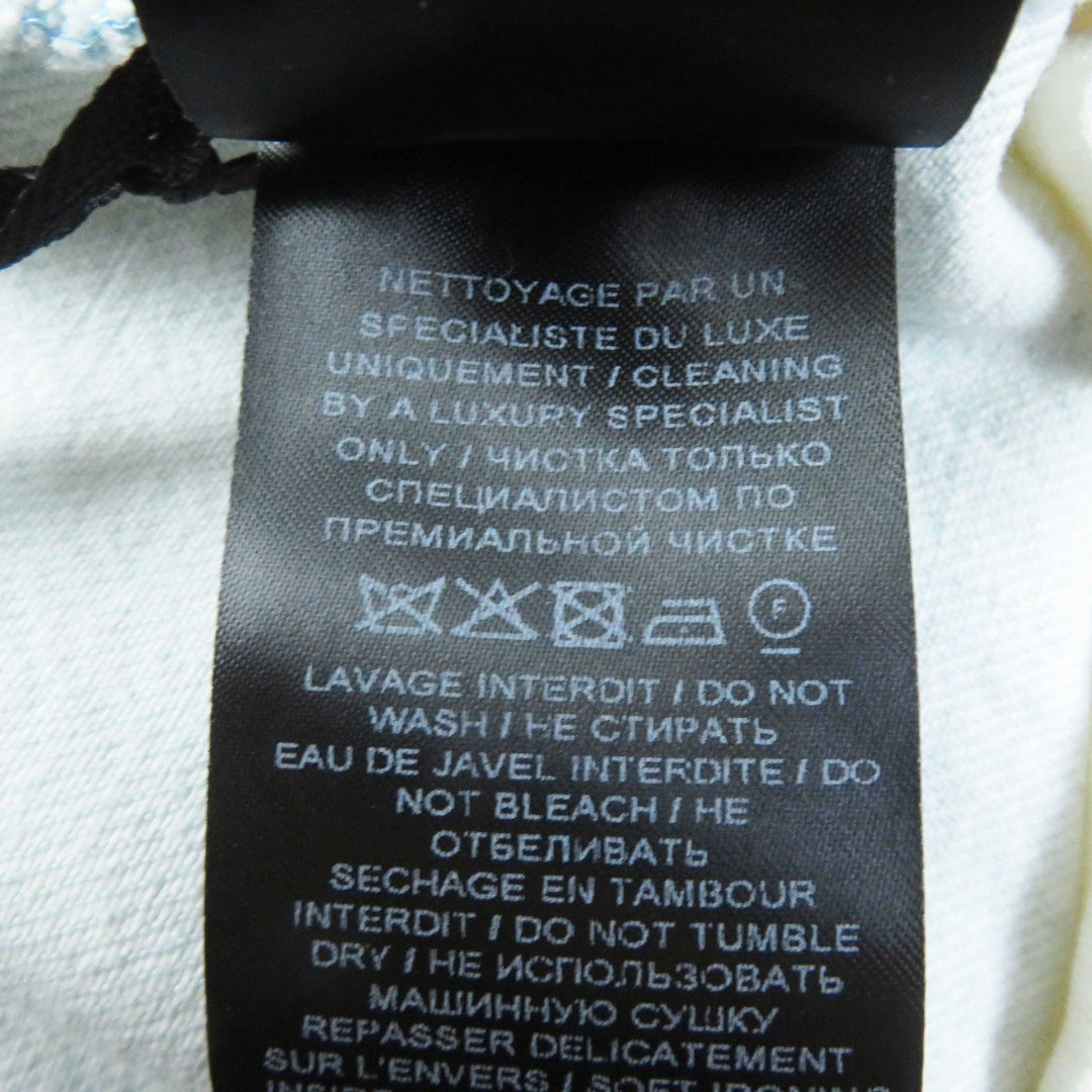 BALMAIN skirt 4037D016 rayon Bi-color Women 38 Used Authentic
