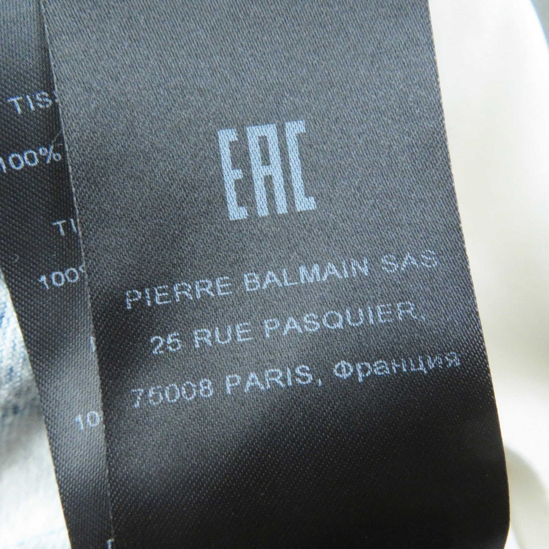 BALMAIN skirt 4037D016 rayon Bi-color Women 38 Used Authentic