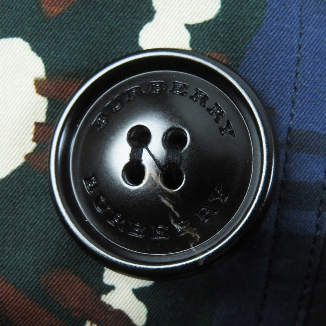 BURBERRY LONDON trench coat 4015581 Outer: 100% cotton, Lining: 100% cotton, Sleeve lining: 60% acetate, 40% cupra, Pocket lining: 65% polyester, 35% cotton Navy blue type Women 38 Used Authentic