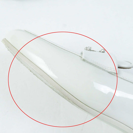 CHANEL loafers G36343 Main: Patent leather white Women 35 Used Authentic
