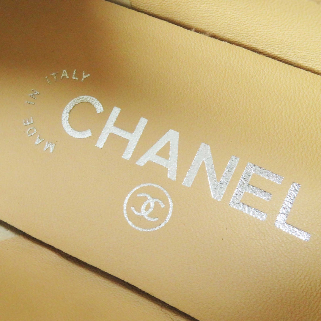 CHANEL loafers G36343 Main: Patent leather white Women 35 Used Authentic