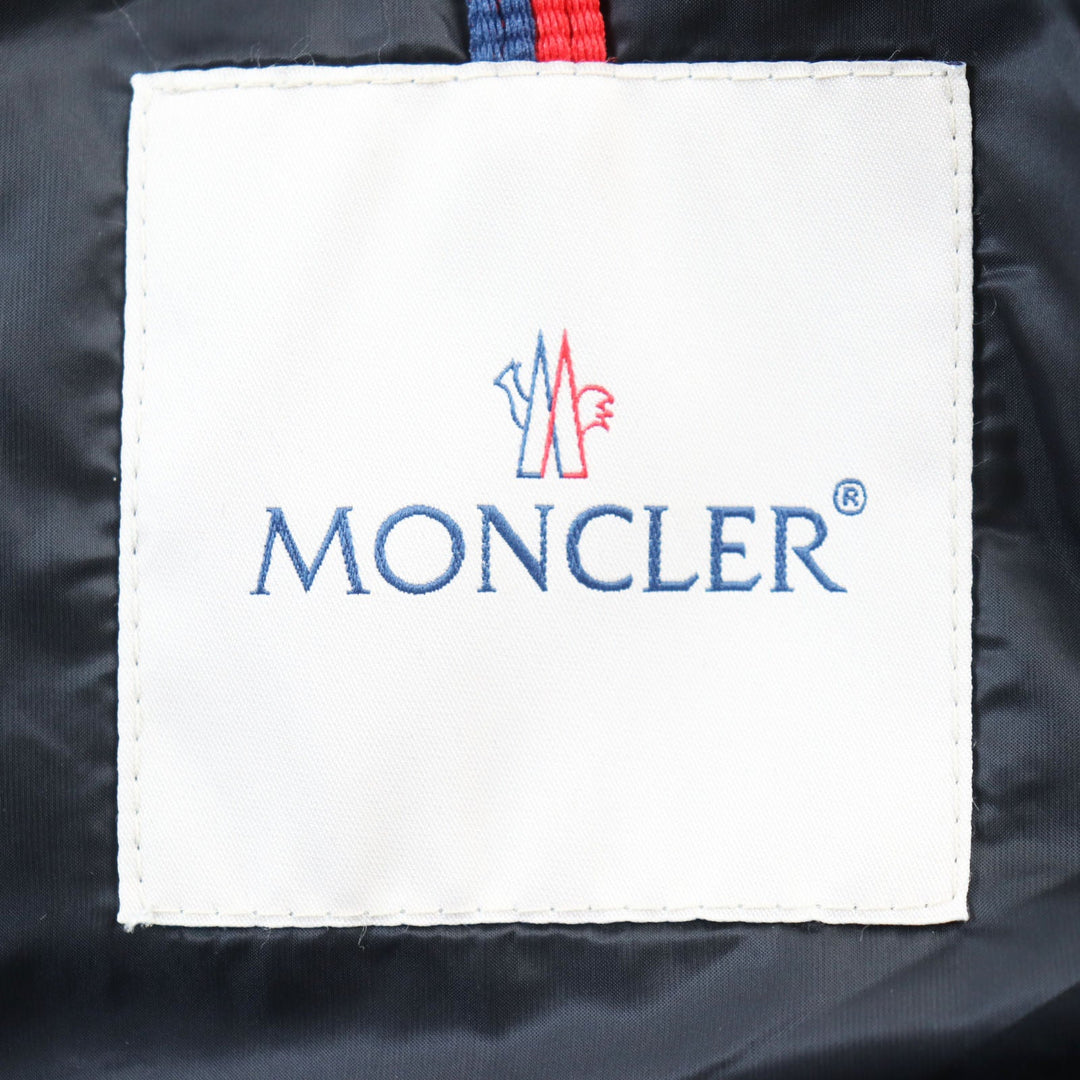 MONCLER Down jacket 1A54410 Outer: 100% nylon, Lining: 100% nylon, Part: 100% nylon, Part: 100% nylon, Part: 100% nylon, Filling: 90% down, 10% feather Green black AUBRAC mens 3 Used Authentic