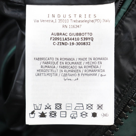 MONCLER Down jacket 1A54410 Outer: 100% nylon, Lining: 100% nylon, Part: 100% nylon, Part: 100% nylon, Part: 100% nylon, Filling: 90% down, 10% feather Green black AUBRAC mens 3 Used Authentic
