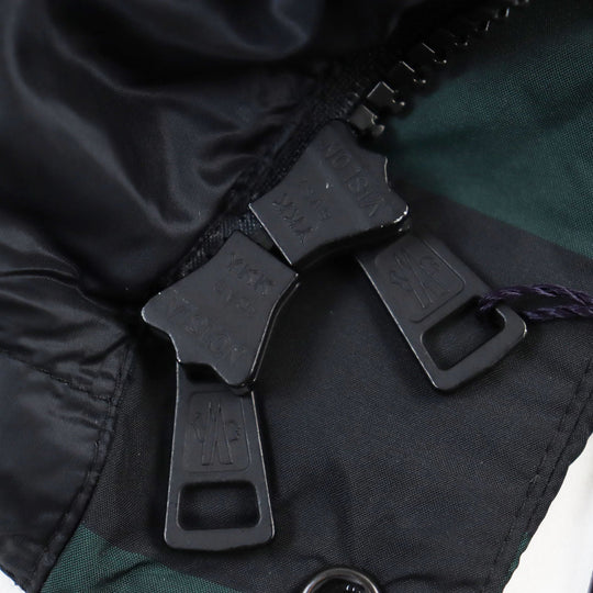 MONCLER Down jacket 1A54410 Outer: 100% nylon, Lining: 100% nylon, Part: 100% nylon, Part: 100% nylon, Part: 100% nylon, Filling: 90% down, 10% feather Green black AUBRAC mens 3 Used Authentic