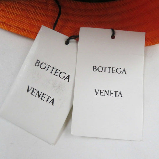 BOTTEGAVENETA hat 692795 Outer: 75% nylon, Outer: 25% polyester, Lining: 100% cotton Orange Women L Used Authentic
