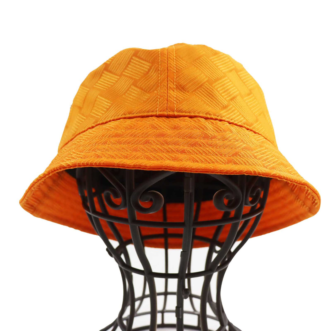 BOTTEGAVENETA hat 692795 Outer: 75% nylon, Outer: 25% polyester, Lining: 100% cotton Orange Women L Used Authentic