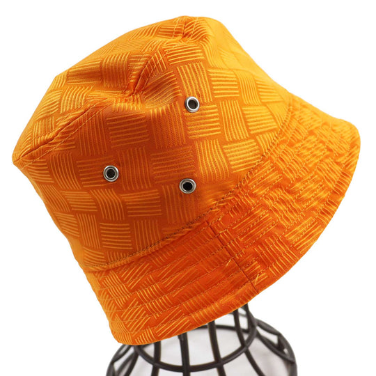 BOTTEGAVENETA hat 692795 Outer: 75% nylon, Outer: 25% polyester, Lining: 100% cotton Orange Women L Used Authentic