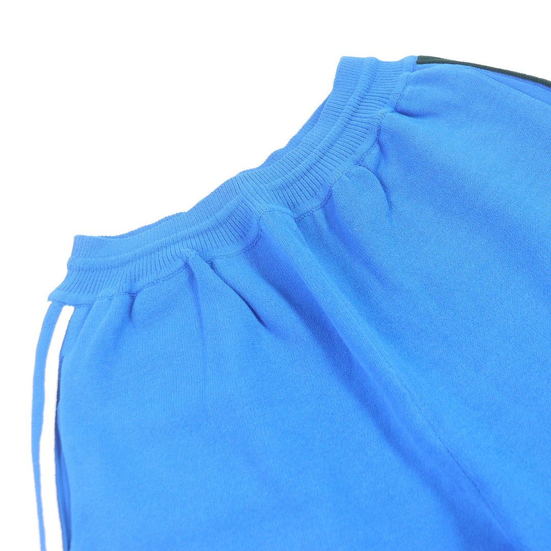 GUCCI Shorts 700480 Main: 83% rayon, Main: 17% polyester, Parts: 97% cotton, 2% nylon, 1% polyurethane, Trim: 83% rayon, 15% polyester, 1% elastane blue mens L Used Authentic